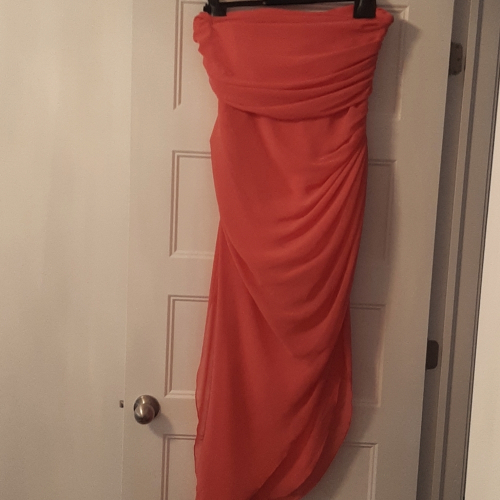 Zara shiffon dress